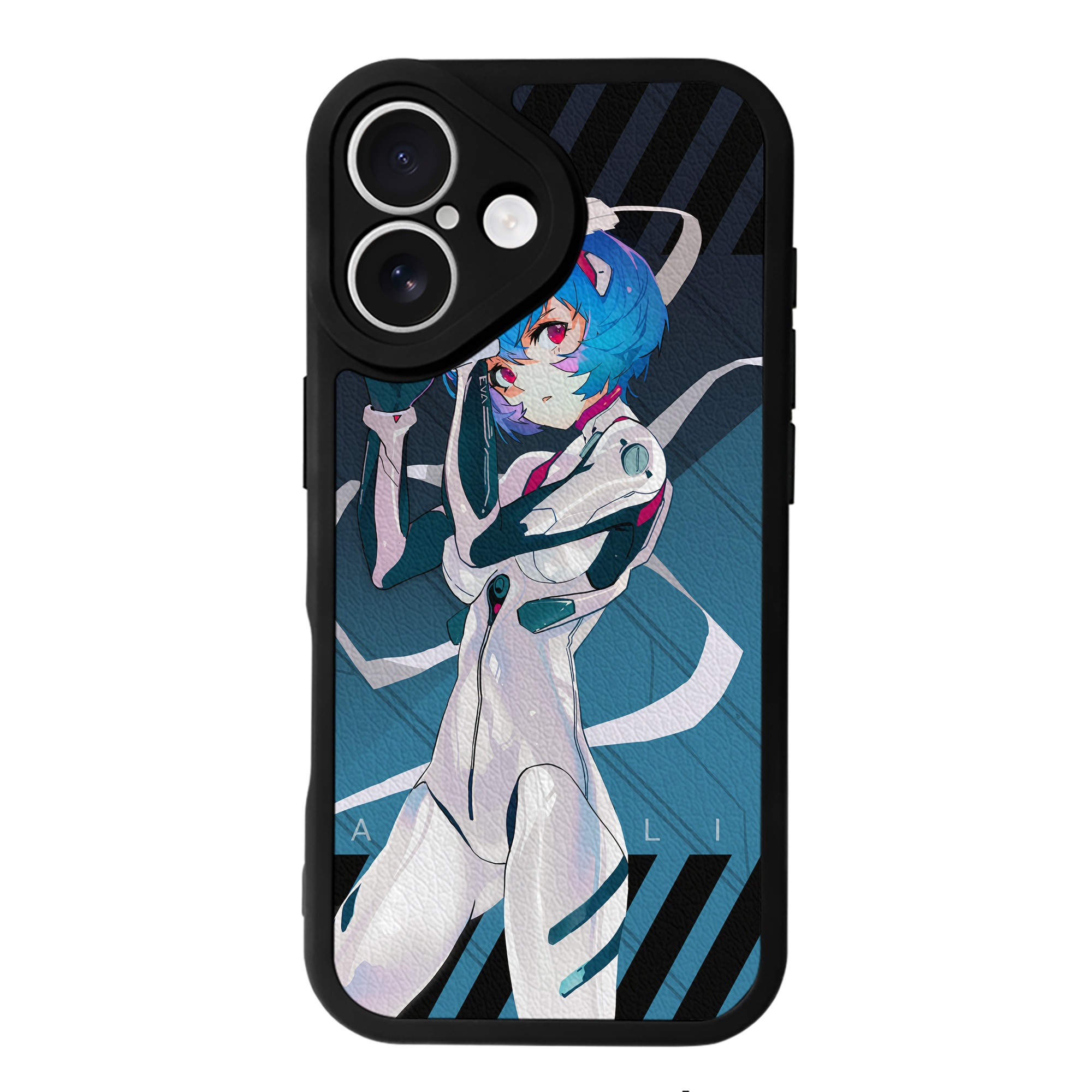 （画像用） EVA 新世紀エヴァンゲリオン 【iPhone 16シリーズ対応】シリコンスマホケース（レザー調） 材質：シリコン